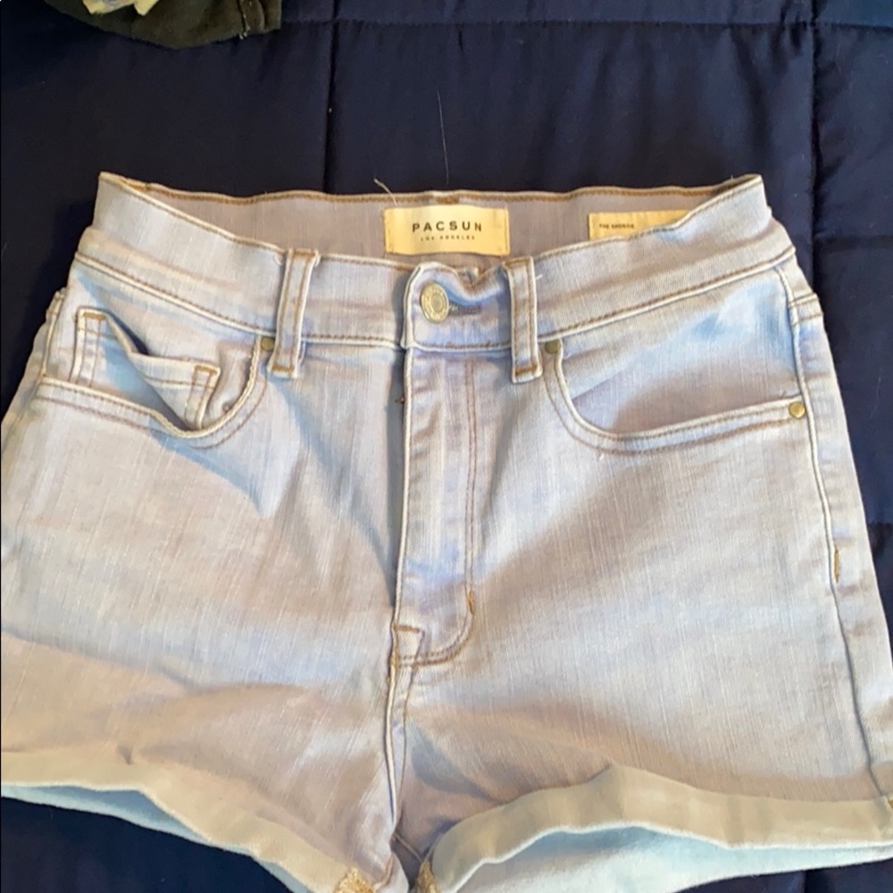 2 pairs PACSUN denim shorts size 26